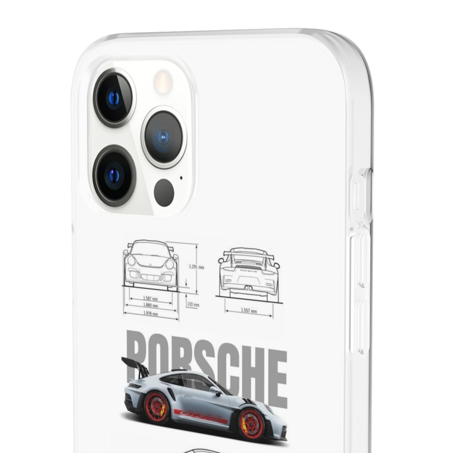 Blue Porsche Phone Case