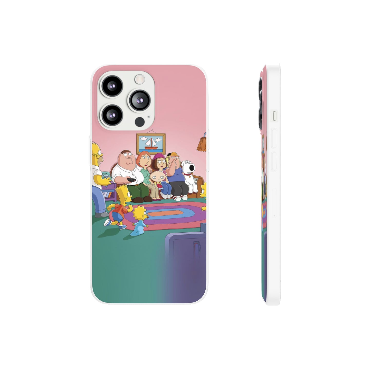 Family Guy And The Simpson Phone Case