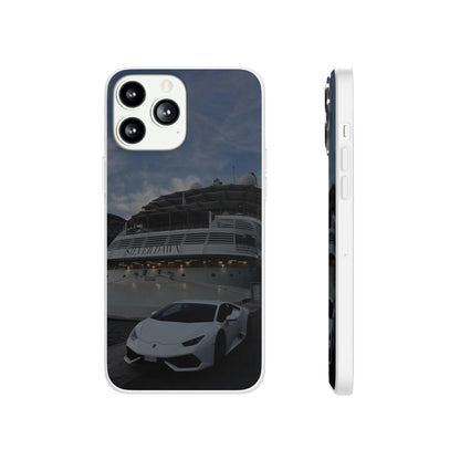 Lamborghini And Yacht Phone Case