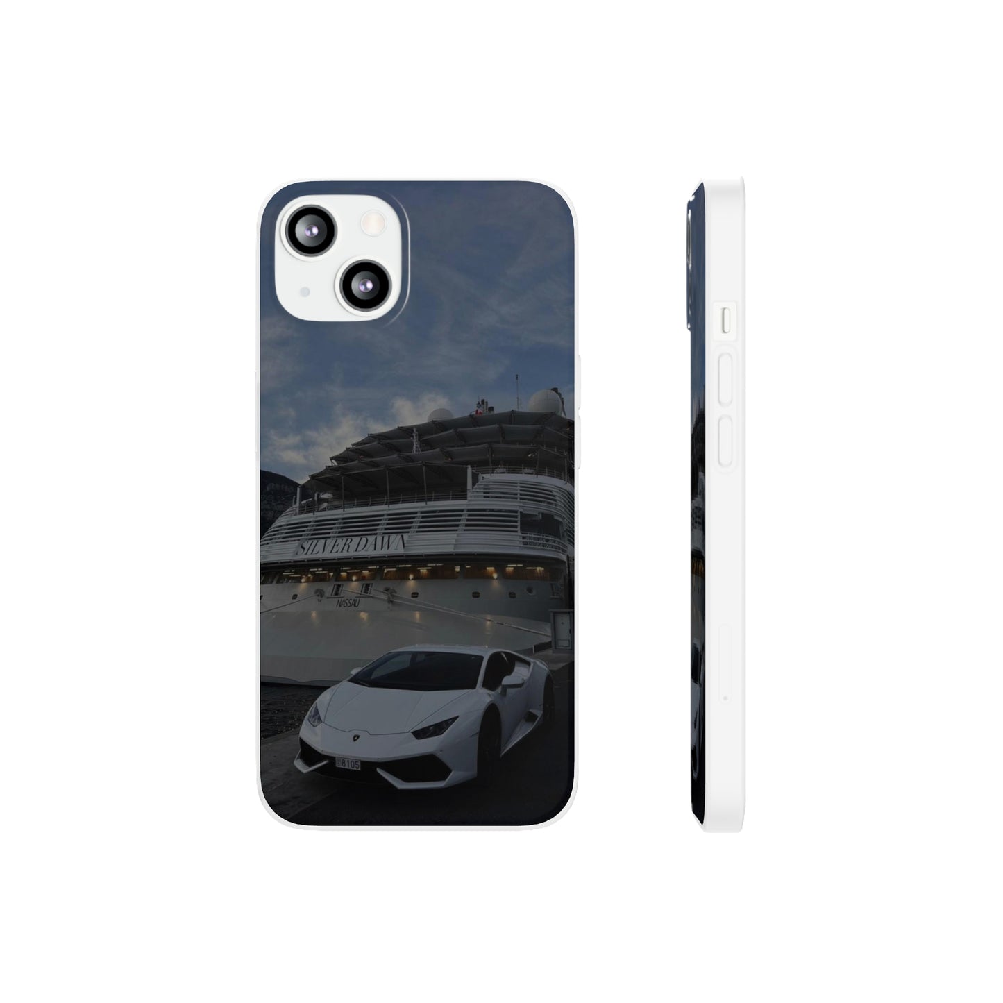 Lamborghini And Yacht Phone Case