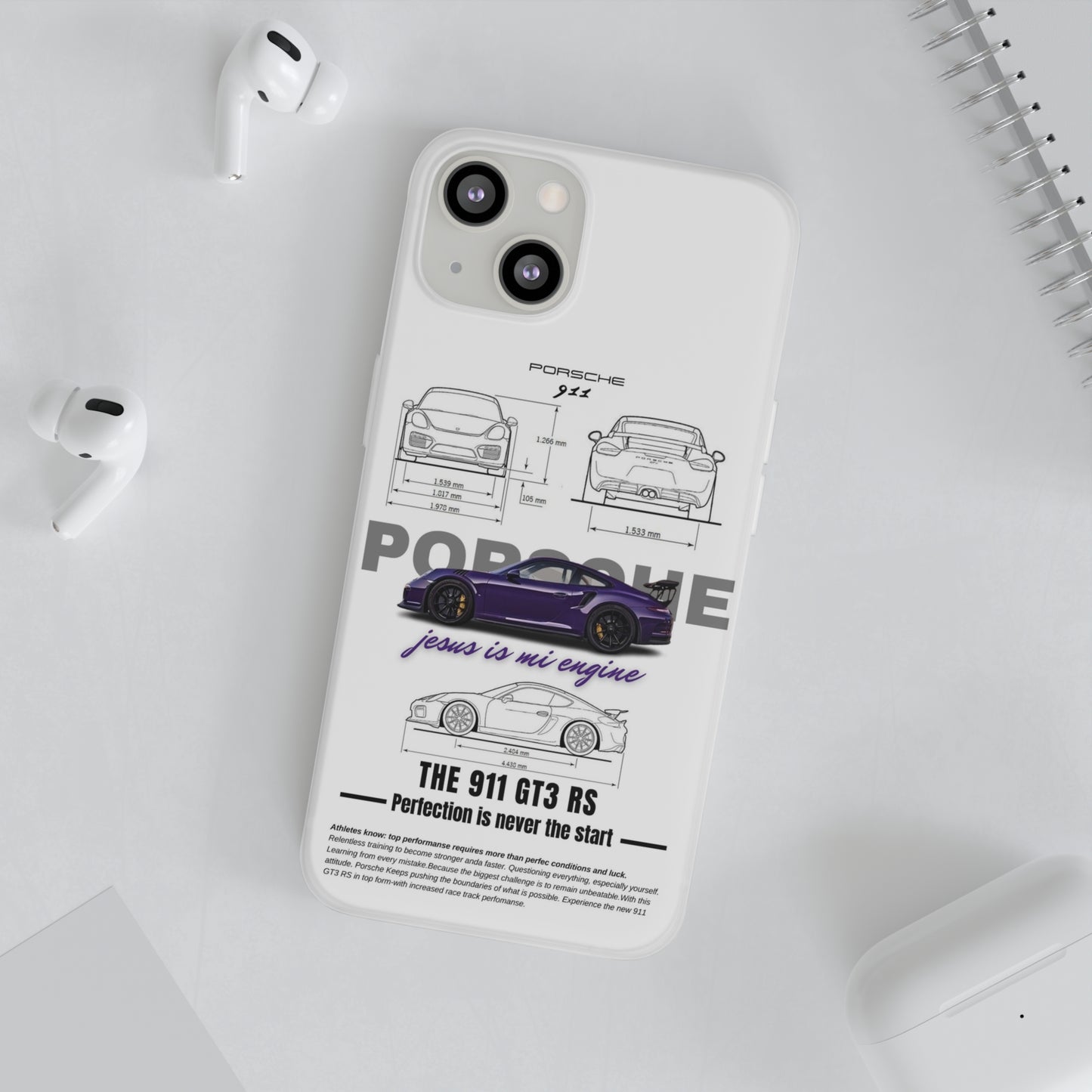 Purple Porsche Phone Case